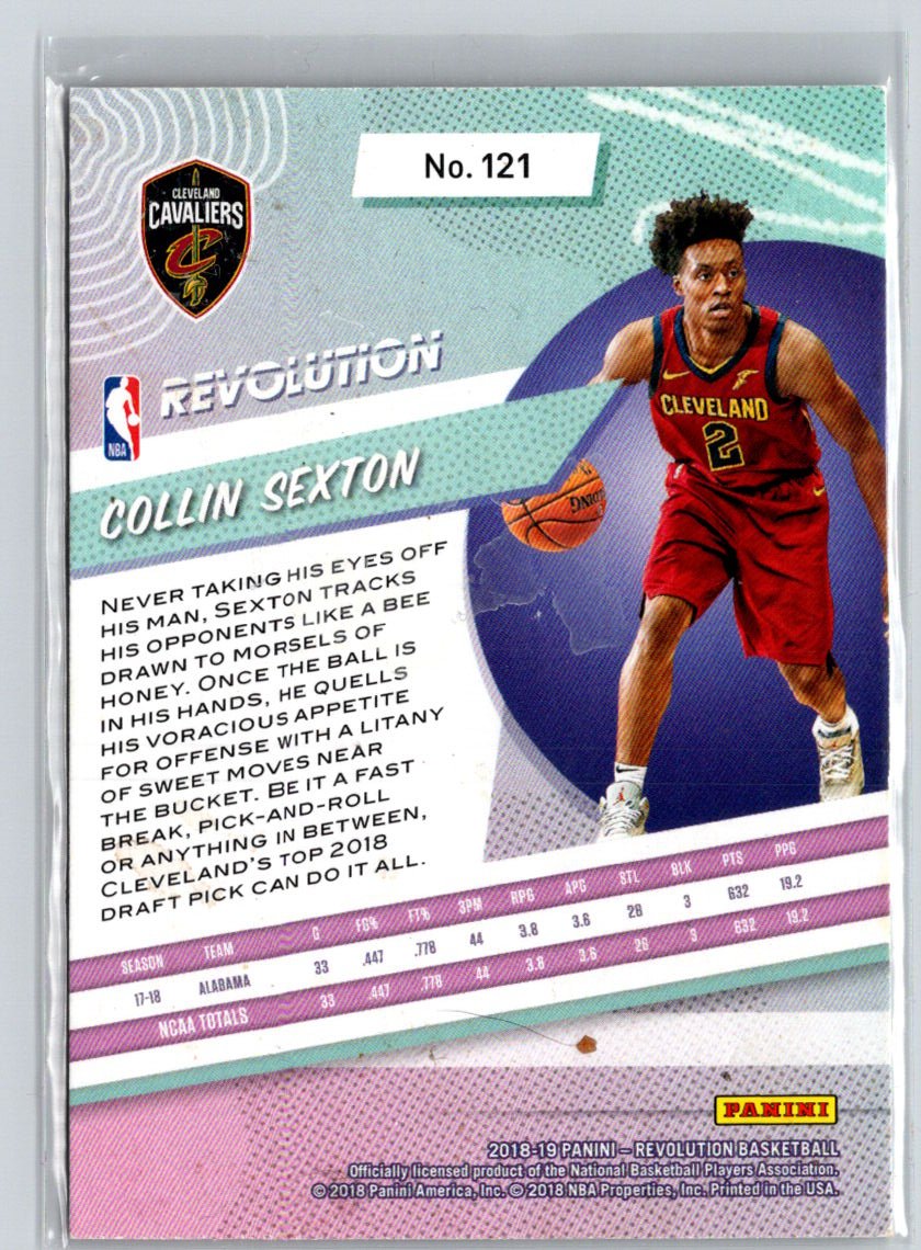2018-19 Panini Revolution #121 Collin Sexton N39