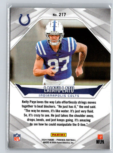 2024 Panini Phoenix #217 Laiatu Latu N40