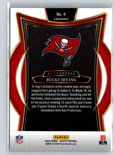 2024 Panini Select #4 Bucky Irving N40