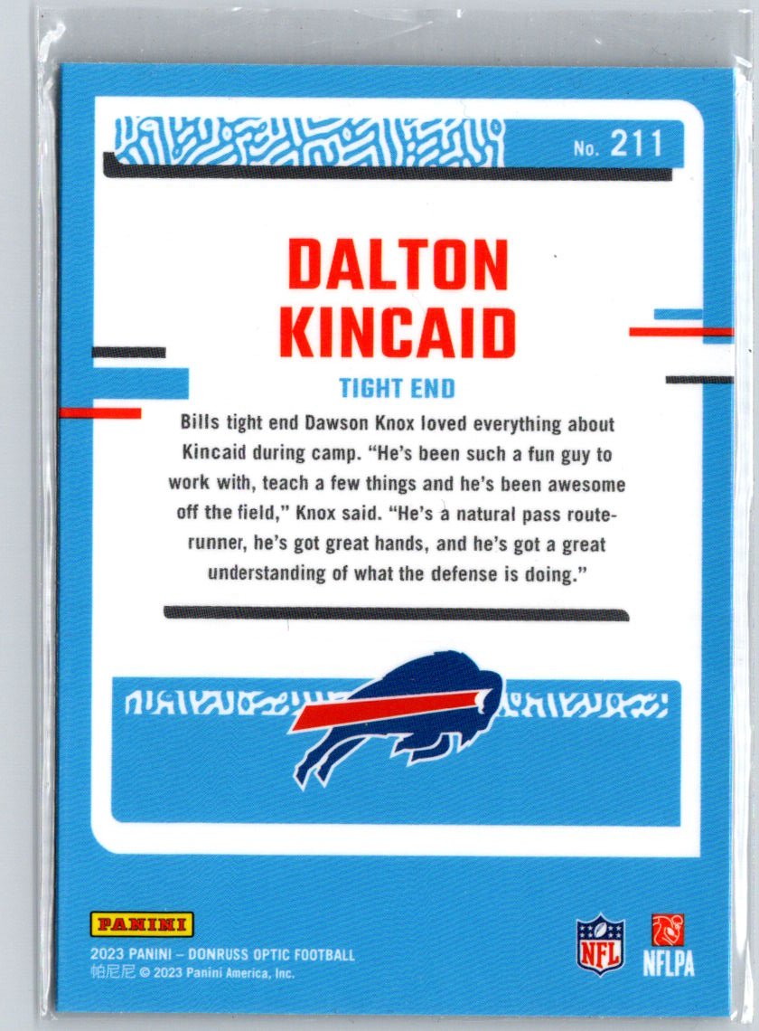 2023 Donruss Optic #211 Dalton Kincaid N40