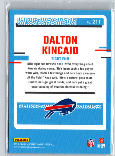 2023 Donruss Optic #211 Dalton Kincaid N40