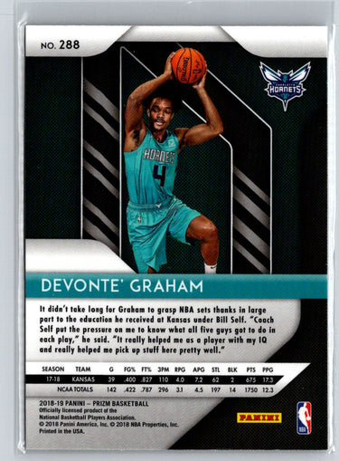 2018-19 Panini Prizm #288 Devonte' Graham N41