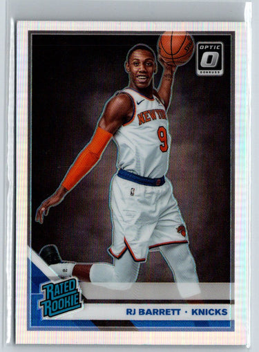 2019-20 Donruss Optic #178 RJ Barrett SIlver N41