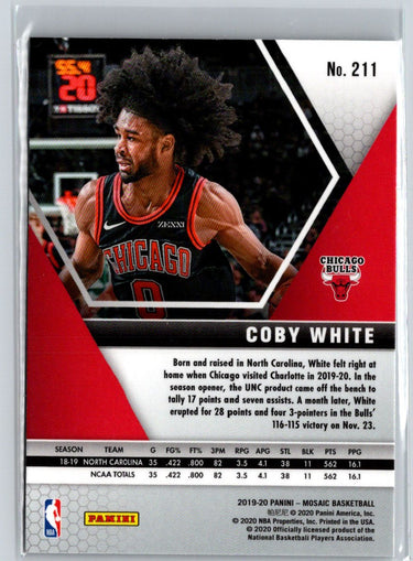 2019-20 Panini Mosaic #211 Coby White N41