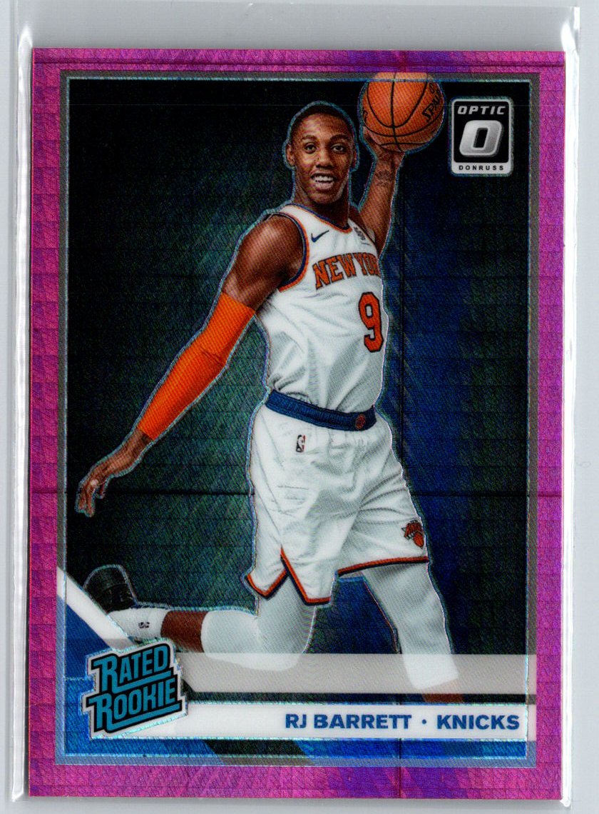 2019-20 Donruss Optic #178 RJ Barrett Hyper Pink N42
