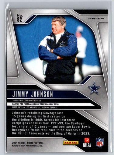 2024 Panini Prizm #82 Jimmy Johnson Silver N42