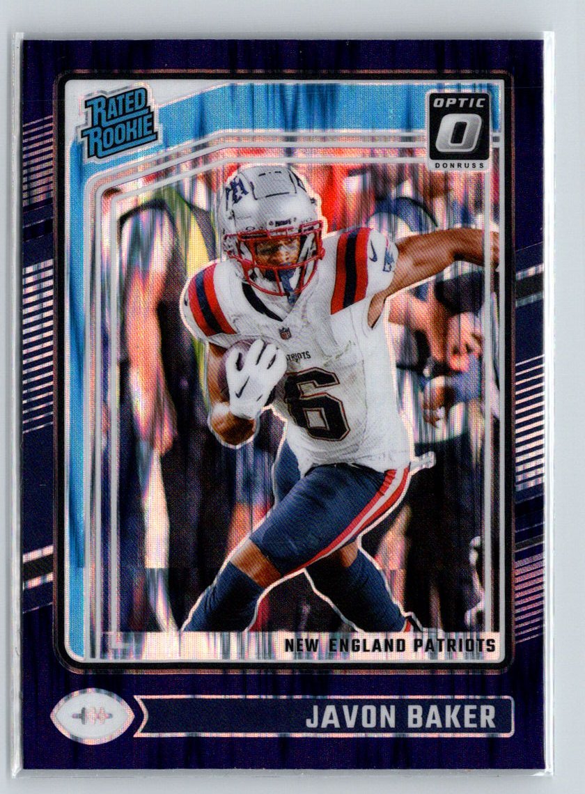 2024 Donruss Optic #245 Javon Baker Purple Shock N42