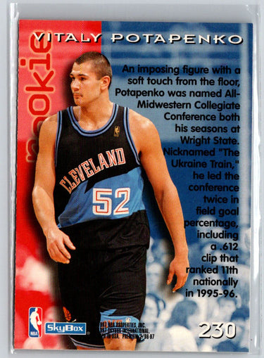 1996-97 SkyBox Premium #230 Vitaly Potapenko Star Rubies N43
