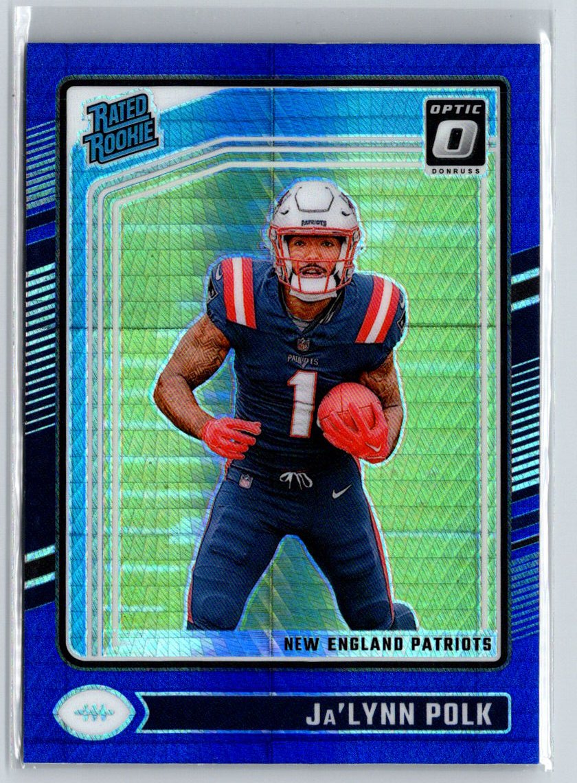 2024 Donruss Optic #240 Ja'Lynn Polk Blue Hyper N44
