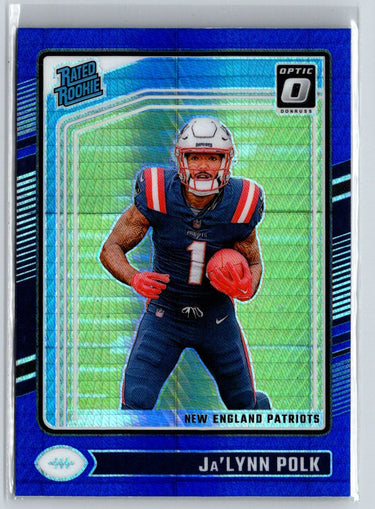 2024 Donruss Optic #240 Ja'Lynn Polk Blue Hyper N44
