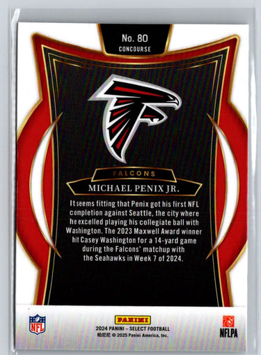 2024 Panini Select #80 Michael Penix Jr. N46