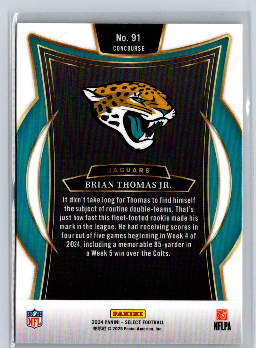 2024 Panini Select #91 Brian Thomas Jr. N46