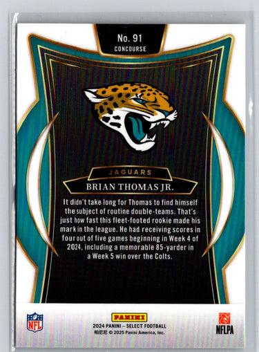 2024 Panini Select #91 Brian Thomas Jr. N46