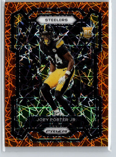 2023 Panini Prizm #386 Joey Porter Jr. Orange Lazer N47