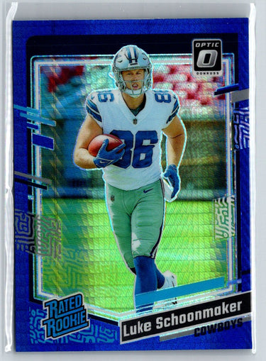 2023 Donruss Optic #227 Luke Schoonmaker Blue Hyper N47