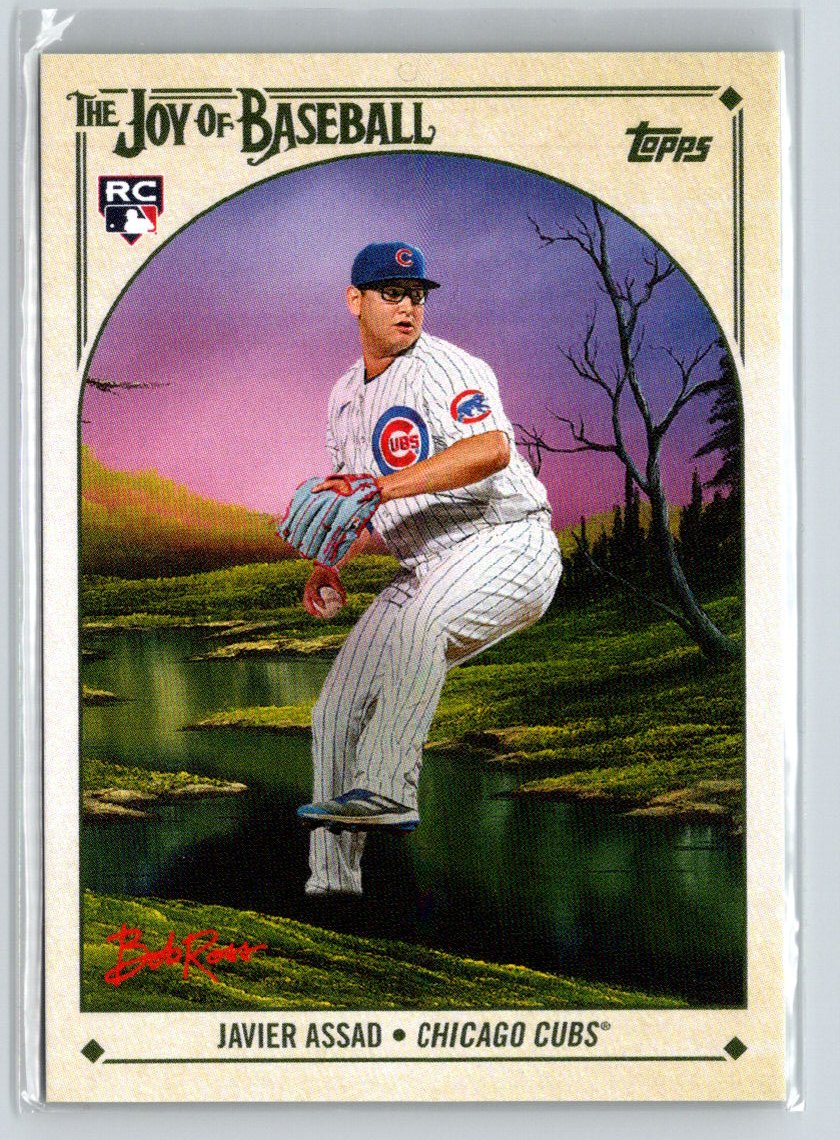 2023 Topps x Bob Ross: The Joy of Baseball #16 Javier Assad N50