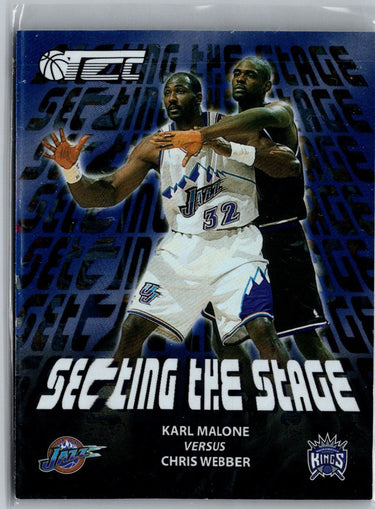 2001-02 Topps TCC #SS9 Karl Malone / Chris Webber Setting the Stage N51