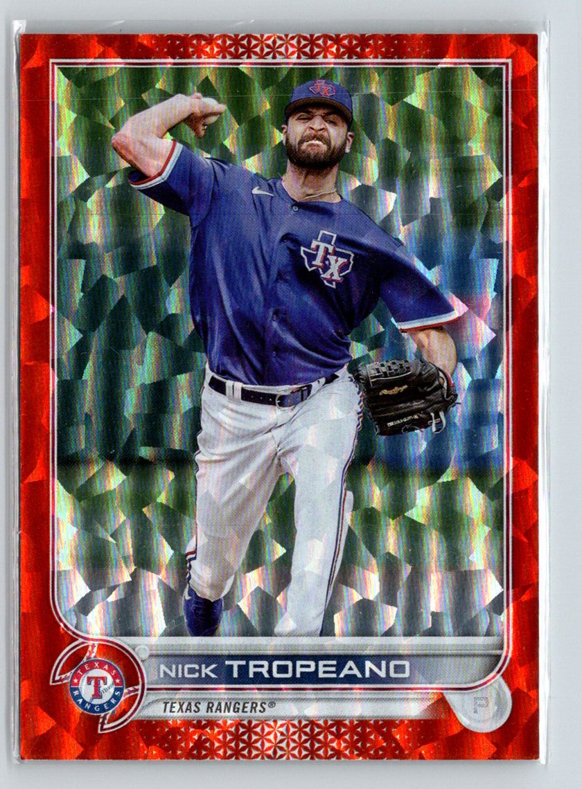 2022 Topps Update #US285 Nick Tropeano Orange Ice Foil #/299 N52
