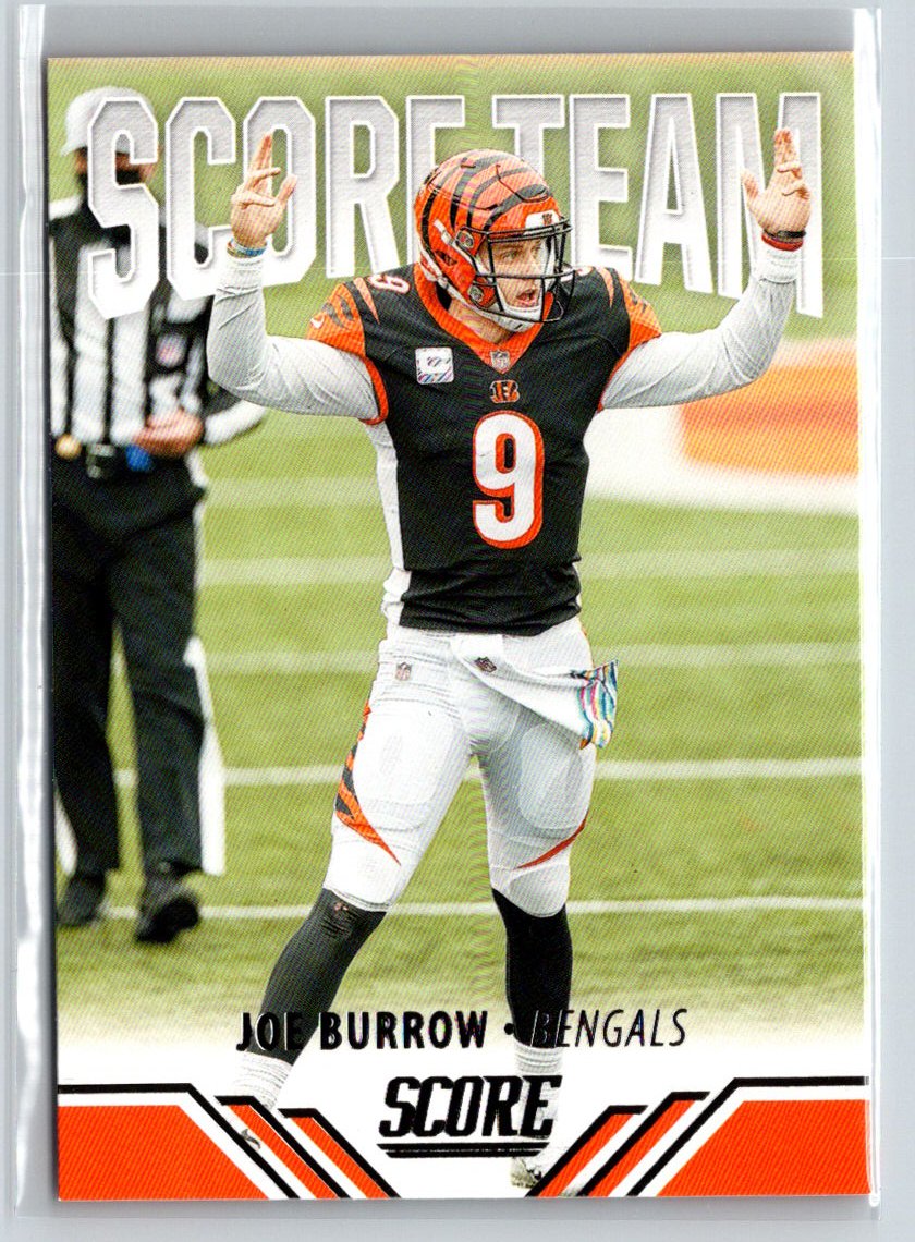2021 Score #ST8 Joe Burrow Score Team Purple N53