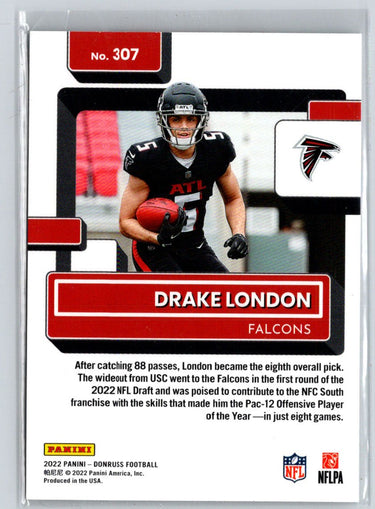 2022 Donruss #307 Drake London N53