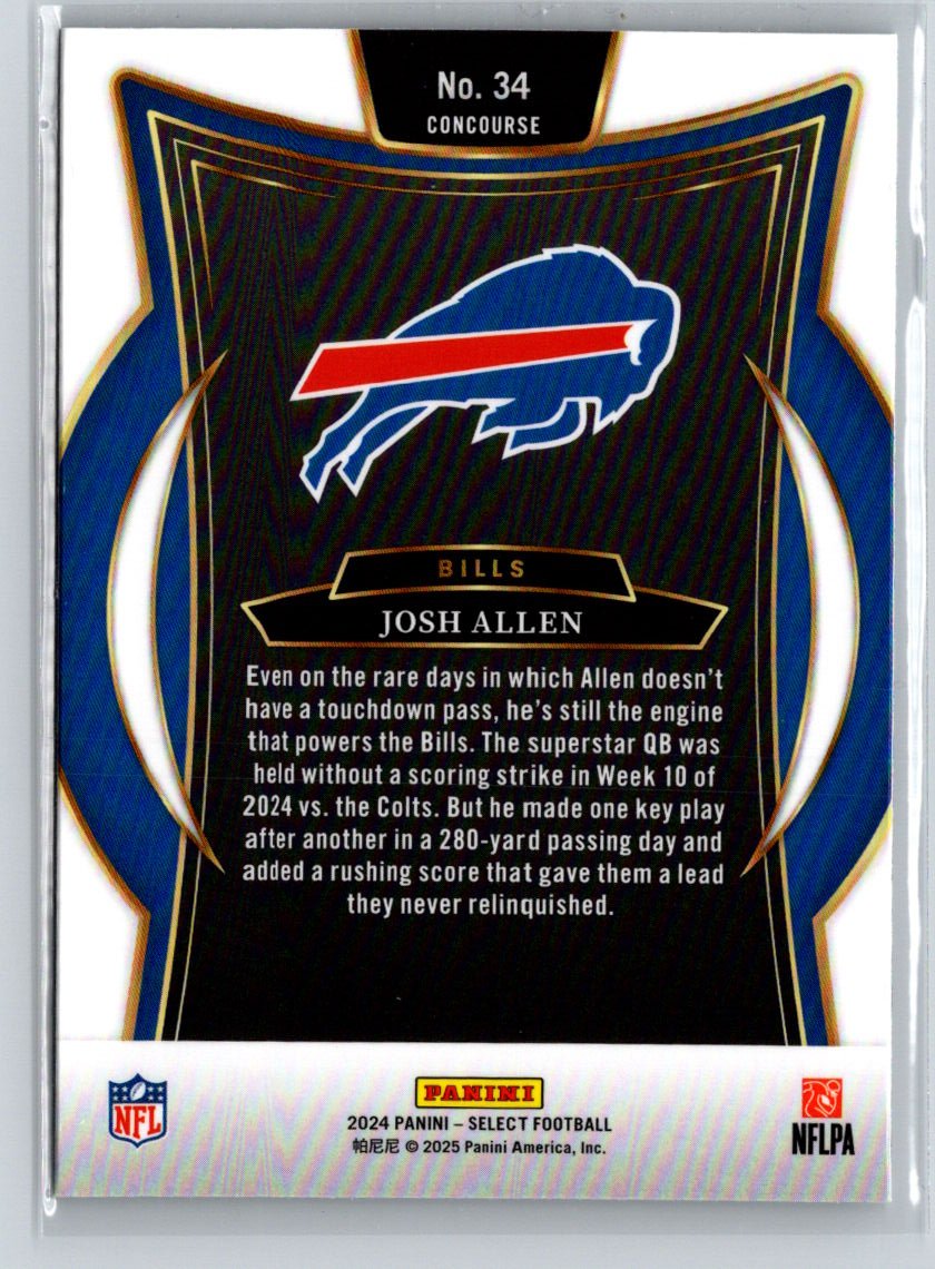 2024 Panini Select #34 Josh Allen N54