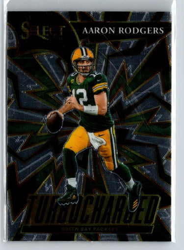 2021 Panini Select #TUR-16 Aaron Rodgers Turbocharged N54