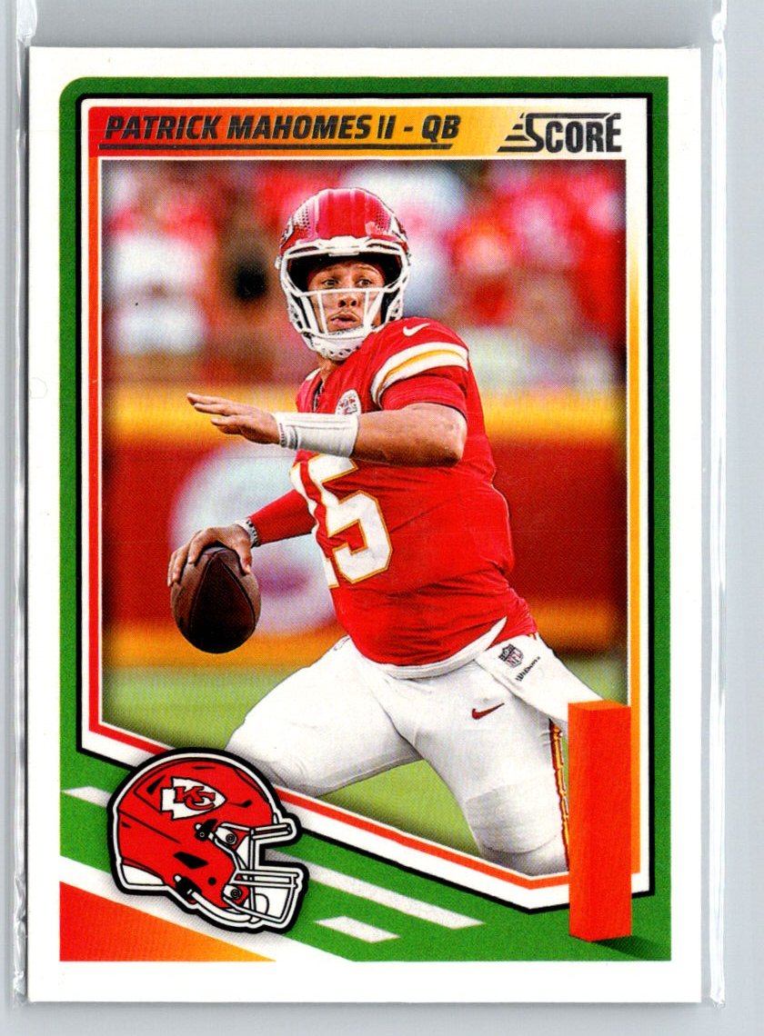 2025 Score #100 Patrick Mahomes II N55