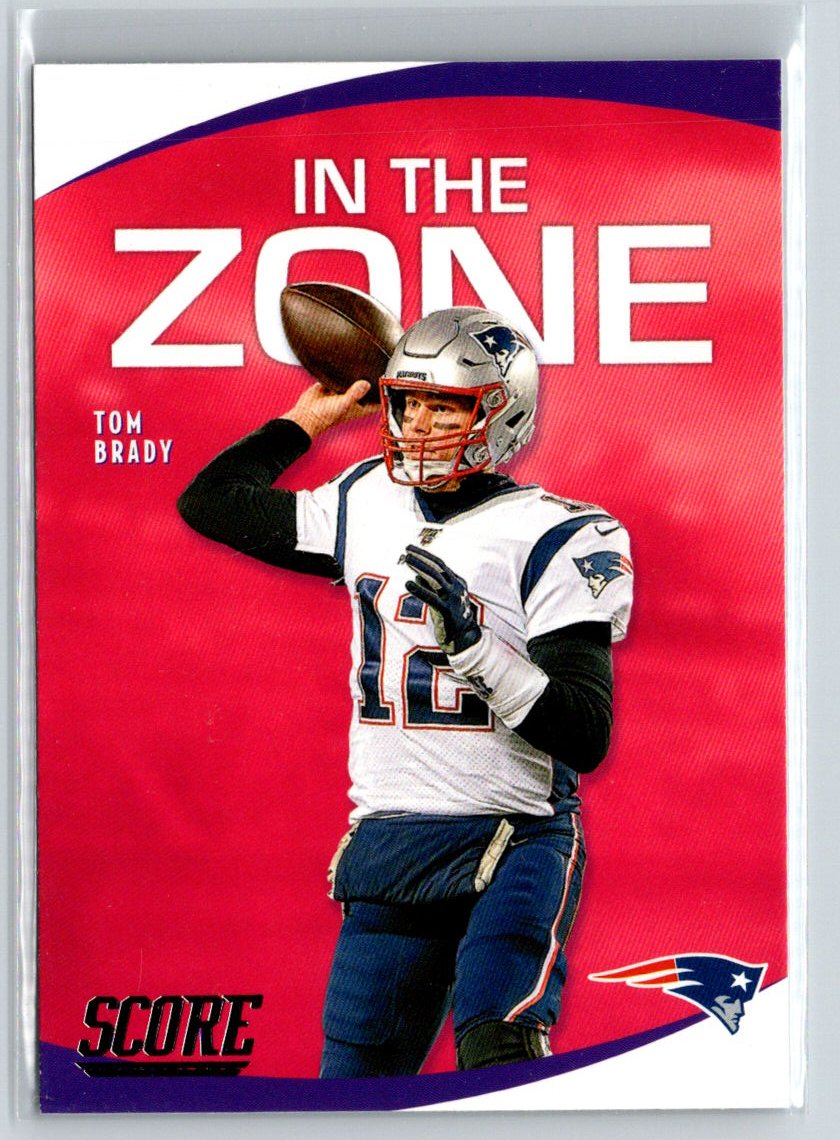 2020 Score #IZ-TB Tom Brady In the Zone Gold N56