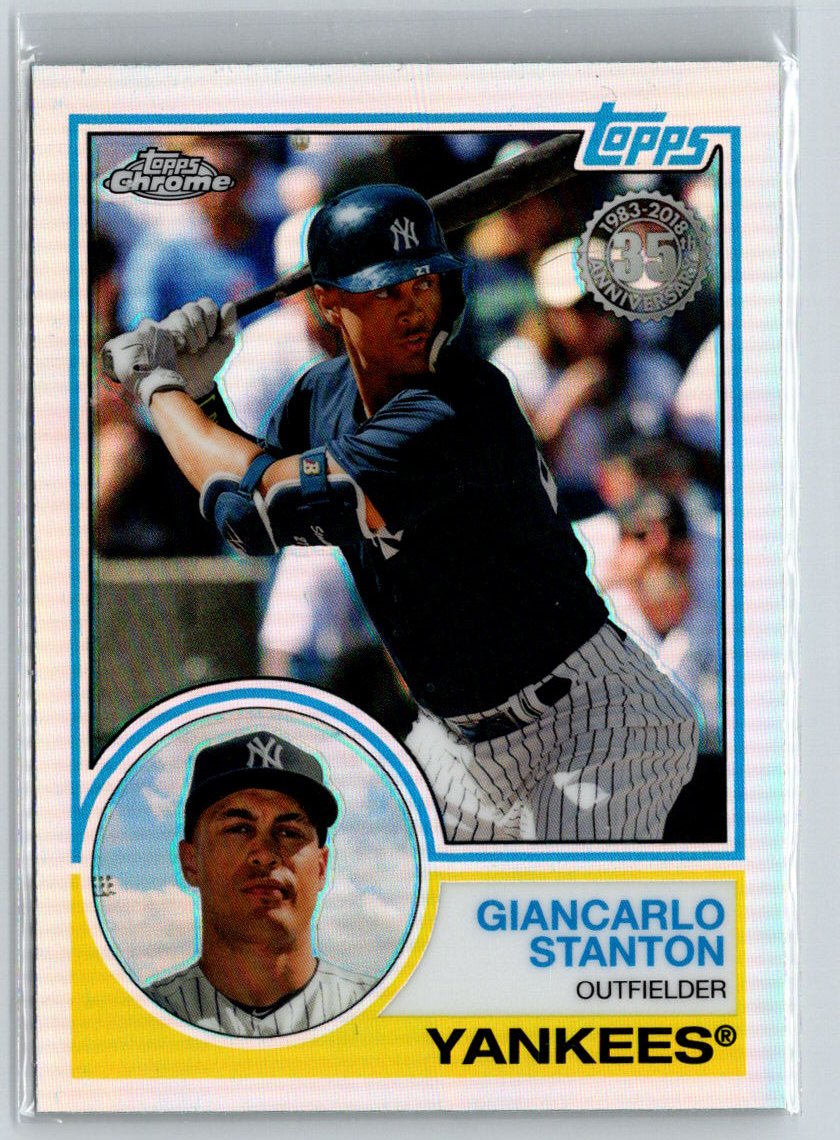 2018 Topps Chrome #83T-23 Giancarlo Stanton 1983 Topps Refractors N56