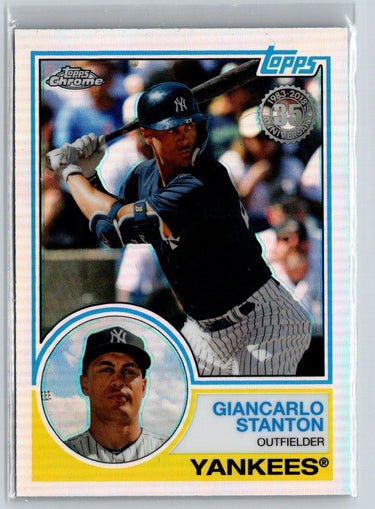 2018 Topps Chrome #83T-23 Giancarlo Stanton 1983 Topps Refractors N56