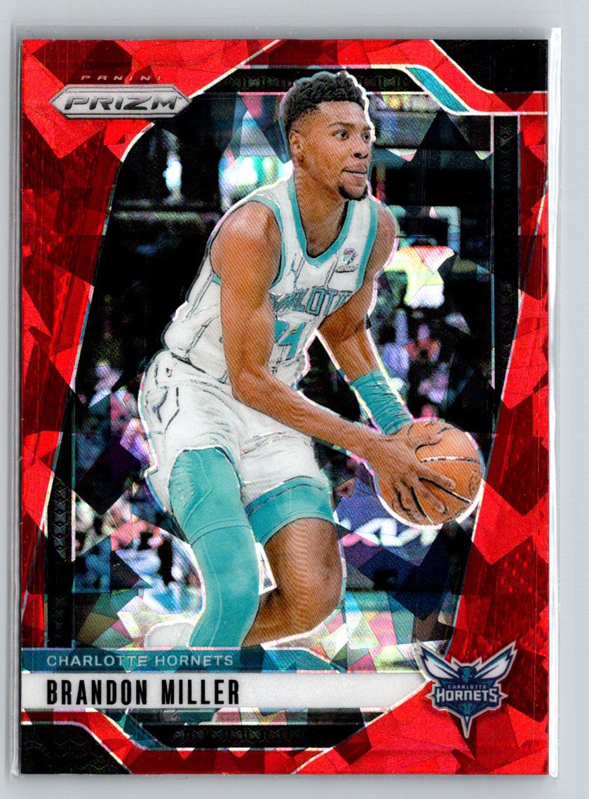 2024-25 Panini Prizm #109 Brandon Miller Prizms Red Ice N56