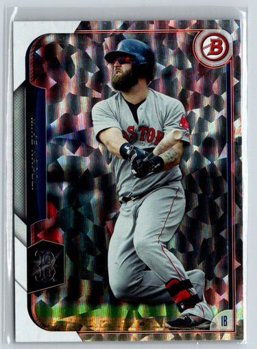2015 Bowman #117 Mike Napoli Silver Ice N57