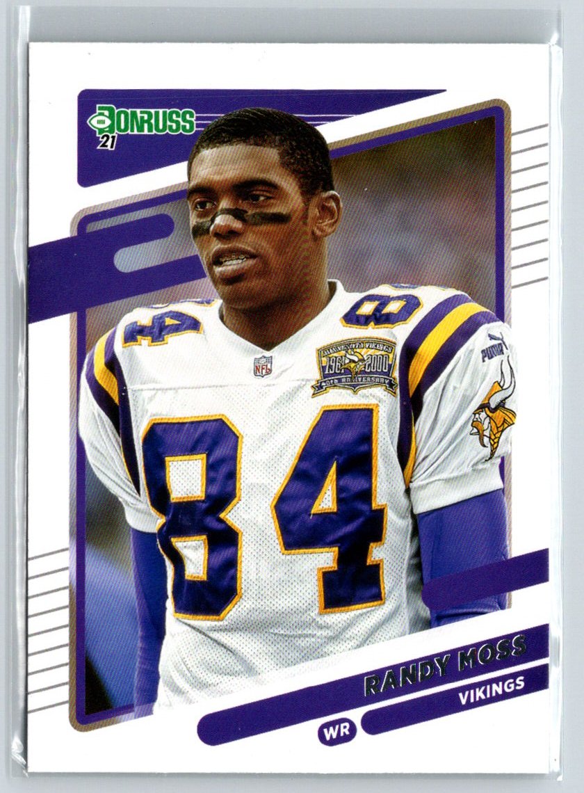 2021 Donruss - Press Proof Premium #128b Randy Moss No Helmet N57