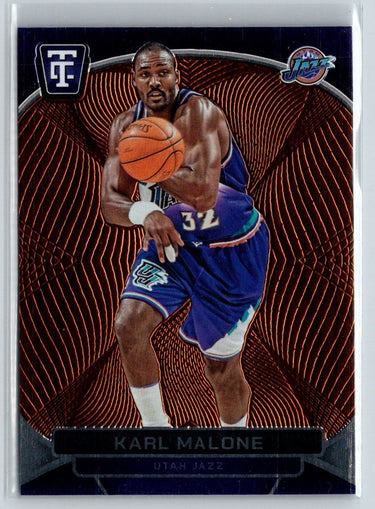 2024-25 Panini Totally Certified #186 Karl Malone Mirror Bronze N57
