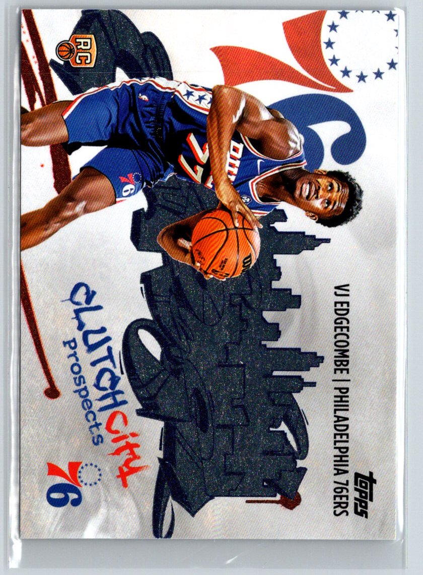 2025-26 Topps #CC-3 VJ Edgecombe Clutch City Prospects N57