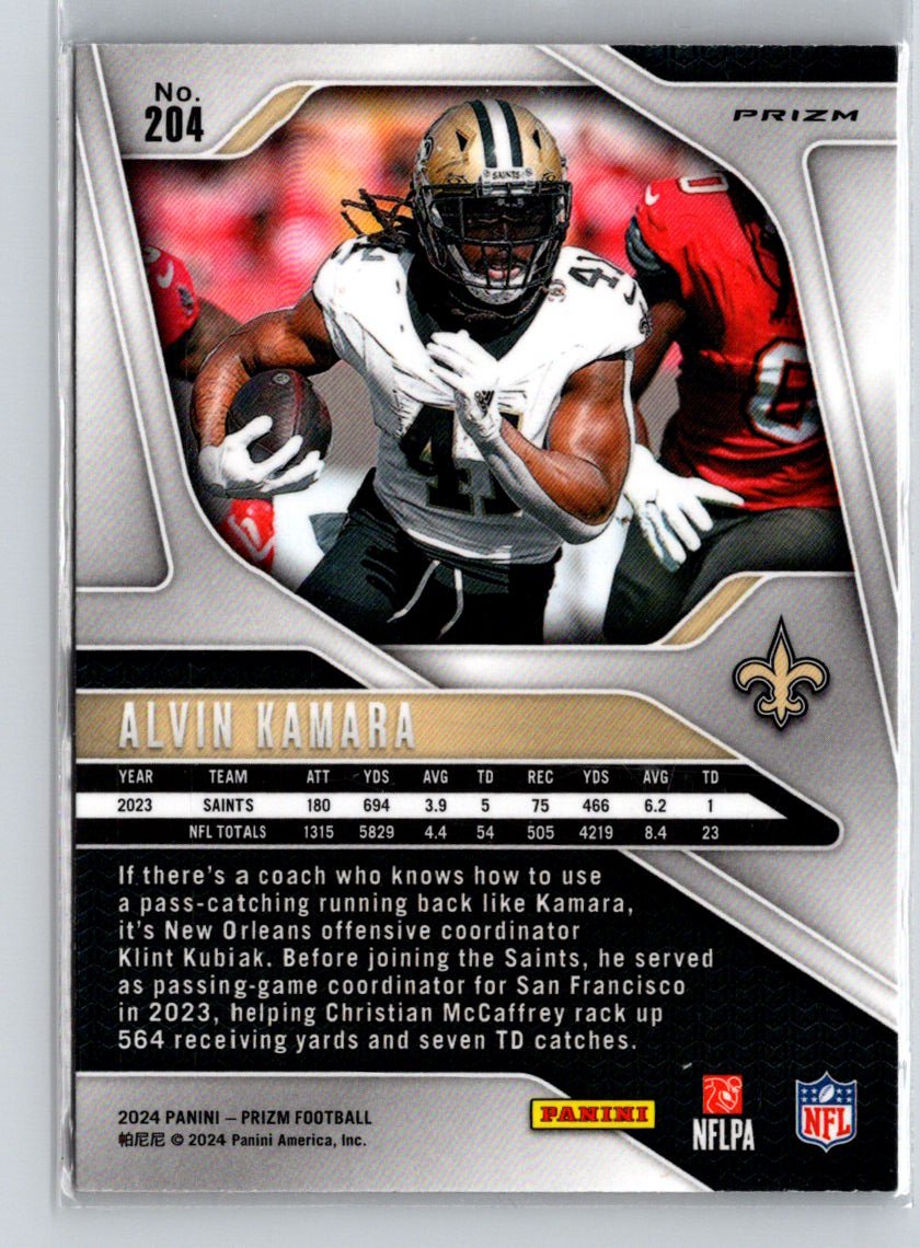 2024 Prizm Alvin Kamara Disco Parallel #204 N58