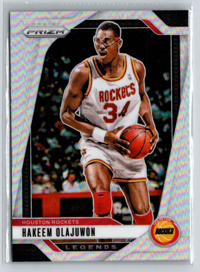 2024-25 Panini Prizm #296 Hakeem Olajuwon Prizms Silver N58