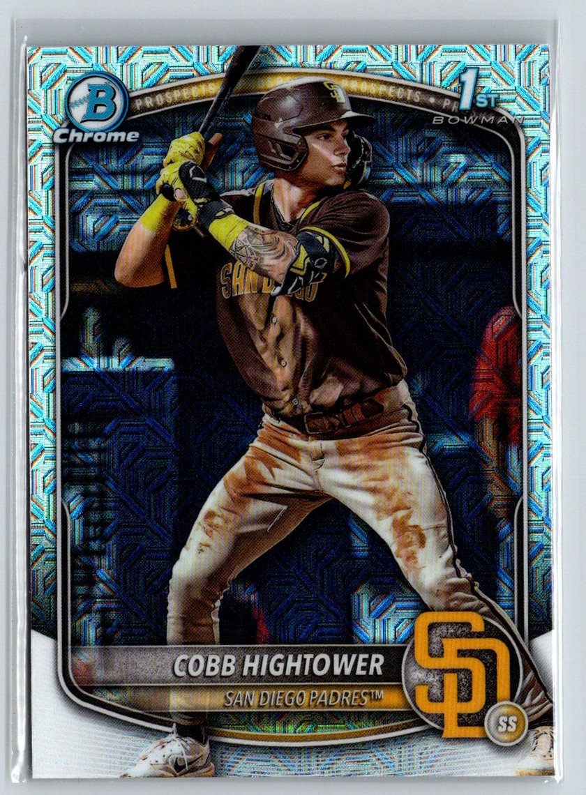 2025 Bowman #BCP-104 Cobb Hightower Chrome Prospects Mojo Refractor N59