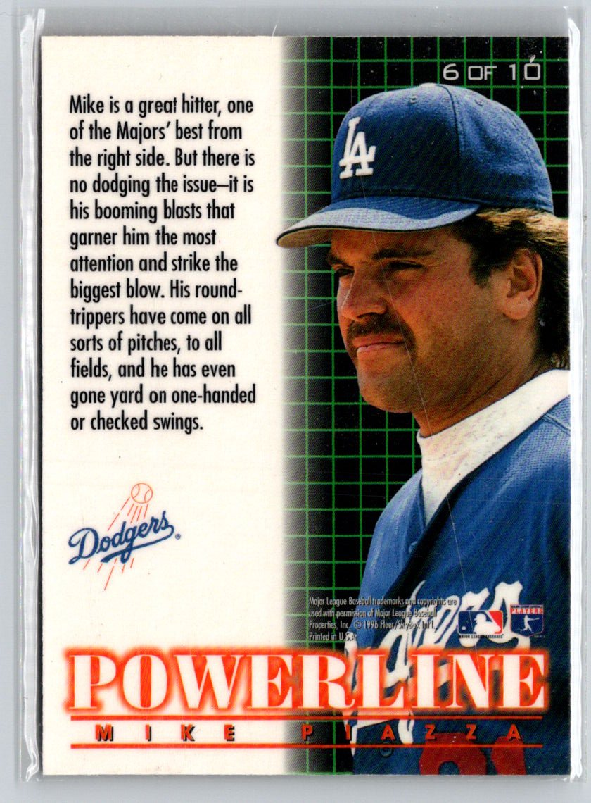 1996 Flair #6 Mike Piazza Powerline N60