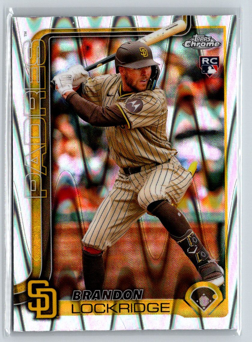 2025 Topps Chrome Brandon Lockridge Silver Lava Prizm #106 N60
