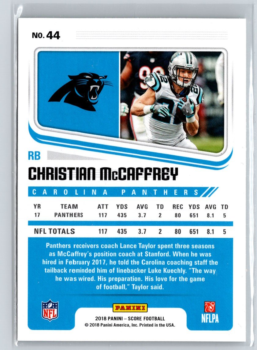 2018 Score #44 Christian McCaffrey N60