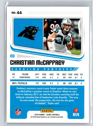 2018 Score #44 Christian McCaffrey N60