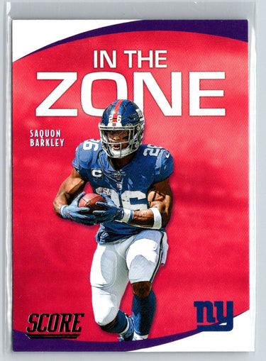 2020 Score #IZ-SB Saquon Barkley In the Zone N61