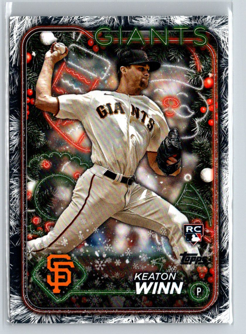 2024 Topps Holiday #H164 Keaton Winn Holiday Tree N63
