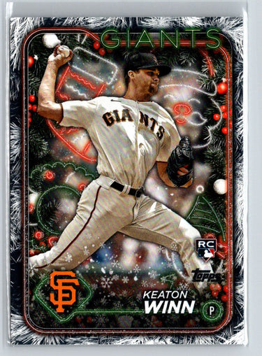 2024 Topps Holiday #H164 Keaton Winn Holiday Tree N63