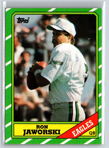 1986 Topps #269b Ron Jaworski N63