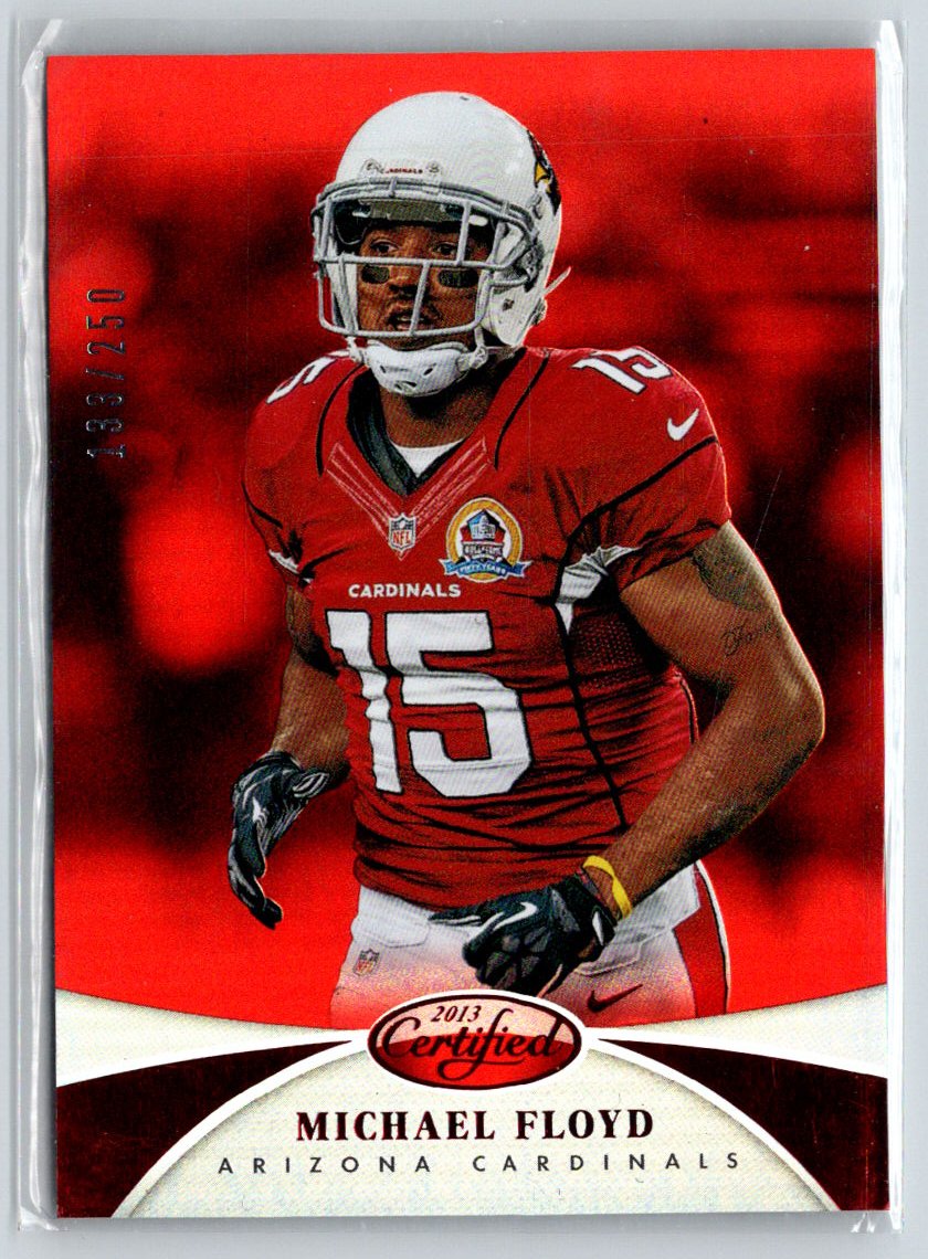 2013 Panini Certified #133 Michael Floyd Mirror Red #/250 N63
