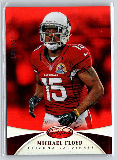 2013 Panini Certified #133 Michael Floyd Mirror Red #/250 N63