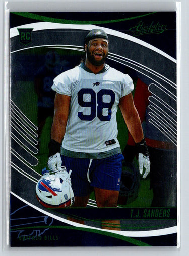 2025 Panini Absolute Countdown Calendar #180 T.J. Sanders N63