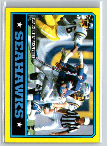 1986 Topps #200 Seahawks Team Leaders N64